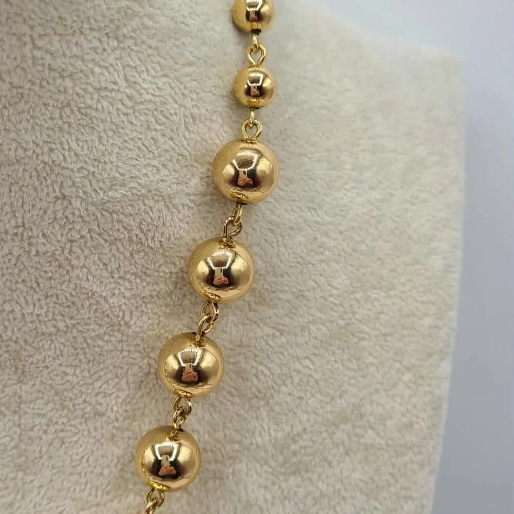 J Crew Gold Tone Beaded Neclace NWOT!